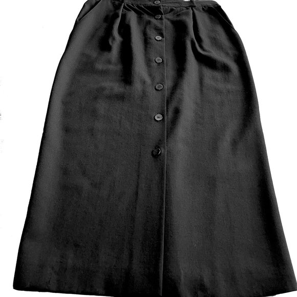 Jones of New York - Maxi Skirt 100% Pure Wool - Picture 3 of 8